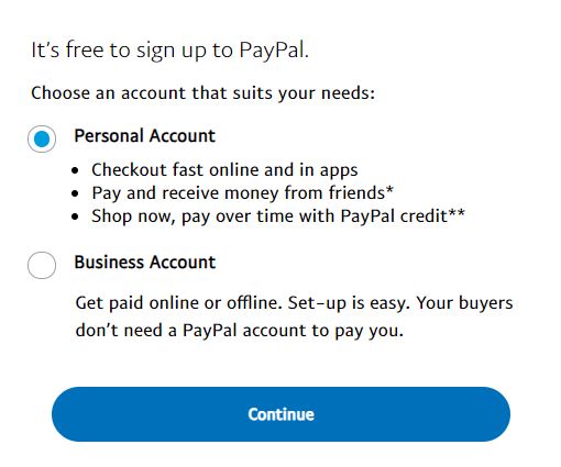 PayPal Casinos Sign-up